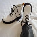 Ботинки Rebels White Black С МЕХОМ