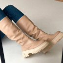 Чоботи Ground Force High Beige З ХУТРОМ