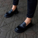Лофери City Leather Black