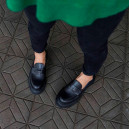 Лофери City Leather Black