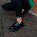 Лофери City Leather Black