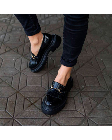 Лофери Heritage Patent Leather Black