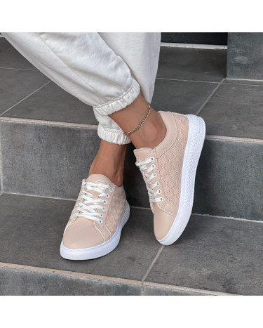 Кросівки Canva Leather Beige