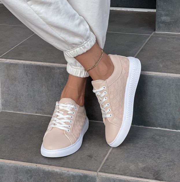 Кросівки Canva Leather Beige