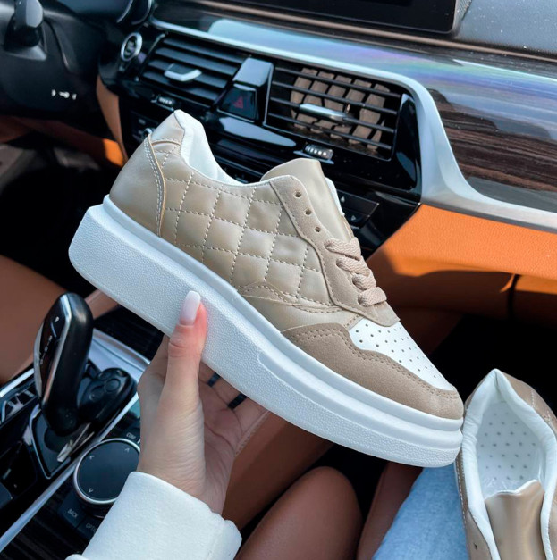 Кросівки Quilt Walk Beige