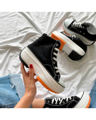 Кеди Starstep High Black White