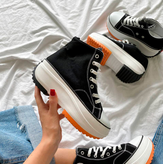Кеди Starstep High Black White