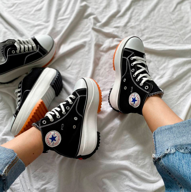 Кеди Starstep High Black White