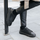 Кросівки Cozy Stride Black З ХУТРОМ