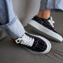 Кеди Flat Motion Black White