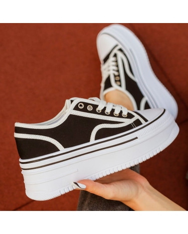Кеди Elevate Step Black White