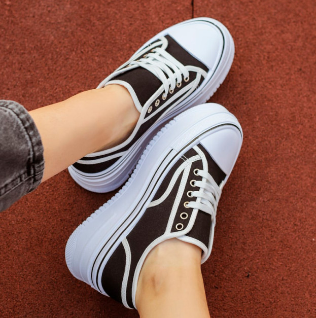 Кеди Elevate Step Black White