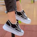 Кеди Elevate Step Black White